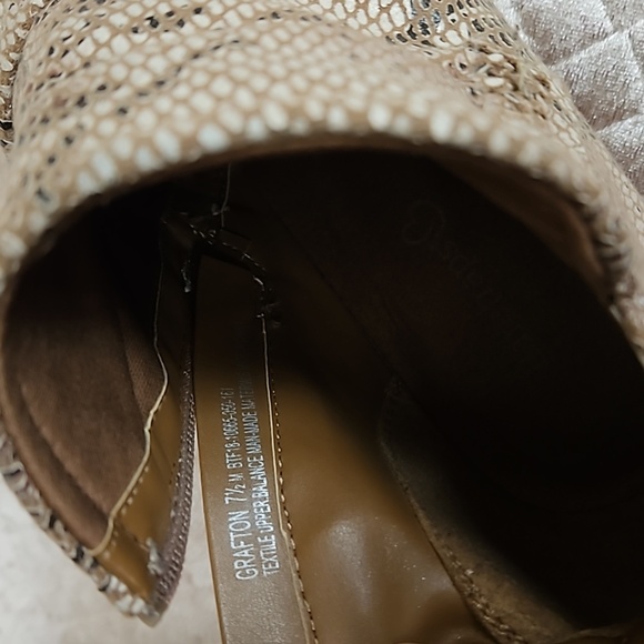 BEARTRAPS Snakeskin Booties size 7.5 - Picture 6 of 7